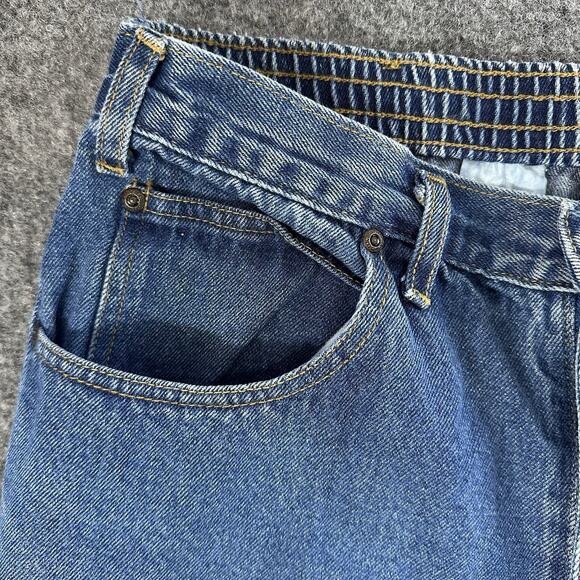 Vintage Haband The Duke Jeans Mens W34 Inseam L Blue Denim Pants 70s 80s Light - Picture 3 of 10